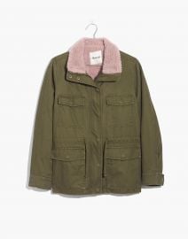 Sherpa-Trimmed Surplus Jacket at Madewell