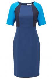 Shift Dress in Stretch Fabric by BOSS at Hugo Boss