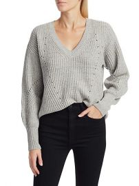 Shimmer Merino Wool Cashmere Sweater at Saks Fifth Avenue