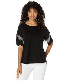 Shimmy Chain Fringe Tee at Zappos