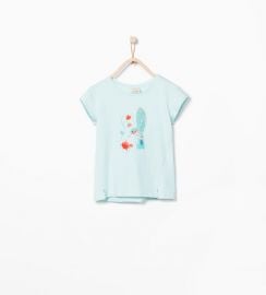 Shiny Hummingbird T-shirt at Zara