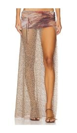 Shipwrecked Knit Mix Wrap Skirt at Revolve