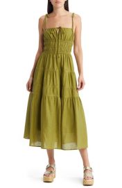 Shirred Waist Tiered Maxi Dress at Nordstrom