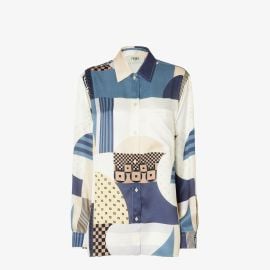 Shirt Silk Multicolor Fendi at Fendi