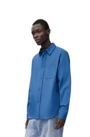 Shirt in cotton Old Blue - LOEWE at Loewe