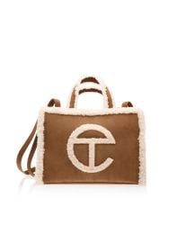 Shmedium Shearling Shopper - Roasted Chestnut at Telfar