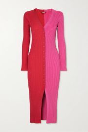 Shoko Dress in Lava/Peony by Staud at Net A Porter