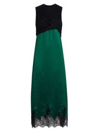 Shop 31 Phillip Lim Mixed Media Slip Maxi Dress at Saks Fifth Avenue