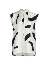 Shop 31 Phillip Lim Printed Silk Satin Sleeveless Blouse at Saks Fifth Avenue