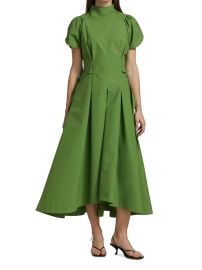 Shop 31 Phillip Lim Puff-Sleeve Midi Dress at Saks Fifth Avenue