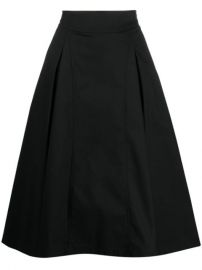 Shop 31 Phillip Lim box-pleat A-line midi skirt with Express Delivery - at Farfetch