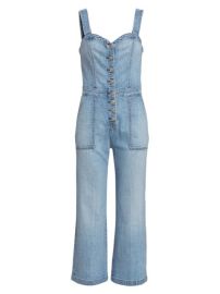 Shop 7 For All Mankind Corset Tank Denim Playsuit at Saks Fifth Avenue