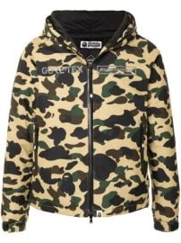 Shop A BATHING APExAE camouflage-print hooded jacket with Express Delivery - at Farfetch