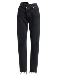 Shop AGOLDE Criss Cross Mid-Rise Straight-Leg Jeans at Saks Fifth Avenue