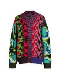 Shop AGR Cherish Pixelated-Flame Cardigan at Saks Fifth Avenue