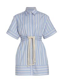 Shop AKNVAS Fiona Drawstring Shirtdress at Saks Fifth Avenue