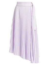 Shop ALC Arielle Pleated Asymmetric Midi Skirt at Saks Fifth Avenue