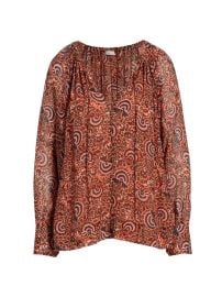 Shop ALC Bryce Silk Blouse at Saks Fifth Avenue