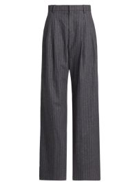 Shop ALC Charles Pinstriped Wool-Blend Wide-Leg Pants at Saks Fifth Avenue