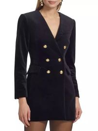 Shop ALC Chelsea Velvet Blazer Dress at Saks Fifth Avenue