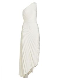 Shop ALC Delfina Asymmetrical Pleated Dress at Saks Fifth Avenue