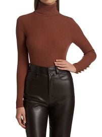 Shop ALC Desi Rib-Knit Turtleneck Sweater at Saks Fifth Avenue