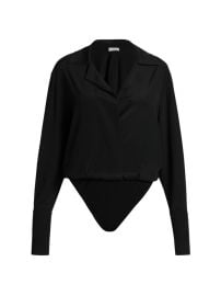 Shop ALC Diana Notch-Collar Bodysuit at Saks Fifth Avenue