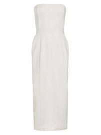 Shop ALC Elizabeth Strapless Midi-Dress at Saks Fifth Avenue