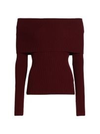 Shop ALC Evelyn Wool-Blend Off-The-Shoulder Sweater at Saks Fifth Avenue