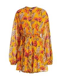 Shop ALC Jen Floral Silk Dress at Saks Fifth Avenue