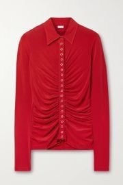 Shop ALC Larsen Ruched Shirt at Net A Porter