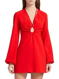 Shop ALC Leslie Cut-Out V-Neck Minidress at Saks Fifth Avenue