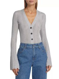 Shop ALC Melanie Semi-Sheer Cardigan at Saks Fifth Avenue