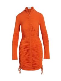 Shop ALC Nolan Ruched Mini-Dress at Saks Fifth Avenue