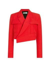 Shop ALC Reeve Wrap Cropped Jacket at Saks Fifth Avenue