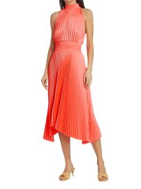 Shop ALC Renzo Pleated Blouson Dress at Saks Fifth Avenue