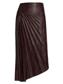 Shop ALC Tracy Faux-Leather Pleated Maxi Skirt at Saks Fifth Avenue