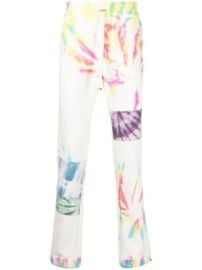 Shop AMIRI tie-dye print cotton track trousers with Express Delivery - at Farfetch