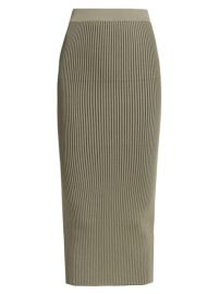 Shop ANINE BING Julian Ribbed Pencil Skirt at Saks Fifth Avenue