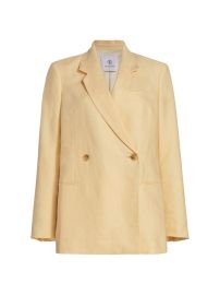 Shop ANINE BING Kaia Double-Breasted Blazer at Saks Fifth Avenue