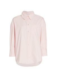 Shop ANINE BING Mika Cotton Button-Up Shirt at Saks Fifth Avenue