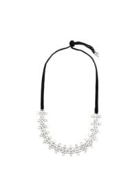 Shop AREA crystal choker necklace with Express Delivery - at Farfetch