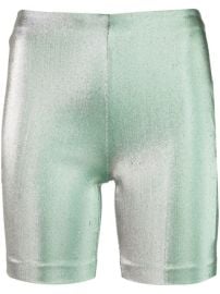 Shop AREA metallic cycling shorts with Express Delivery - at Farfetch