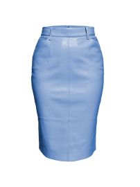 Shop AS by DF Becca Recycled Leather Skirt at Saks Fifth Avenue