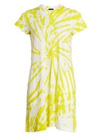 Shop ATM Anthony Thomas Melillo Tie-Dye Short Sleeve Dress up to 70 Off at Saks Fifth Avenue