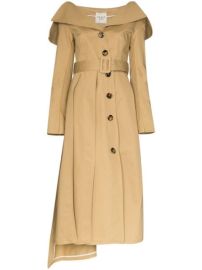 Shop AWAKE Mode off-the-shoulder trench coat with Express Delivery - at Farfetch