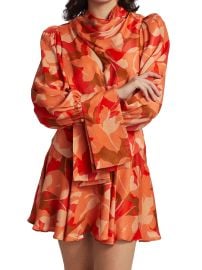 Shop Acler Dunleer Floral-Print Dress at Saks Fifth Avenue