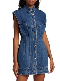 Shop Acler Taren Denim Minidress at Saks Fifth Avenue