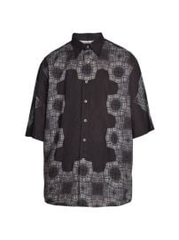 Shop Acne Studios Sandrosa Kaleidoscope Short Sleeve Shirt at Saks Fifth Avenue