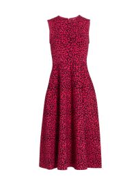 Shop Adam Lippes Intarsia-Knit Leopard-Print Midi-Dress at Saks Fifth Avenue